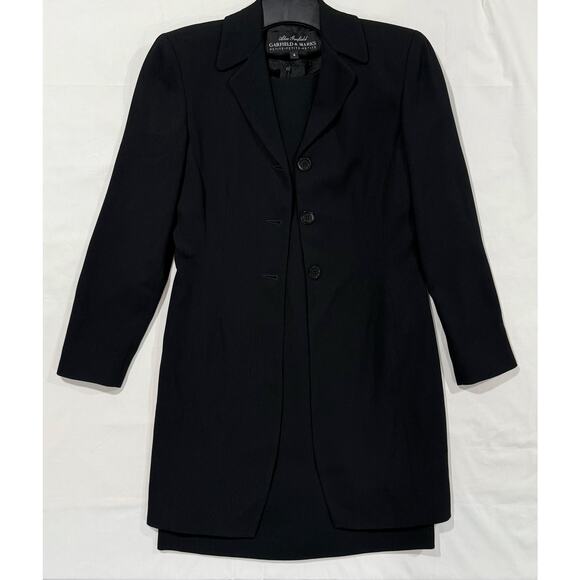 Garfield & Marks by Alex Garfield Women's Black Dress Set Size 4P (095) - Picture 4 of 12